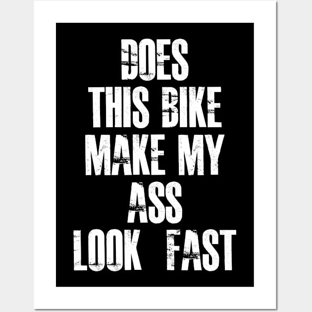 Riding a Bike. Funny Cycling Wall Art by KultureinDeezign